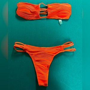 SHEIN Orange Bikini